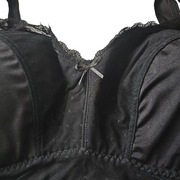Rhonda Shear Black Style 676 Shapewear Leisure  Bra in Size 3X - Picture 4 of 9